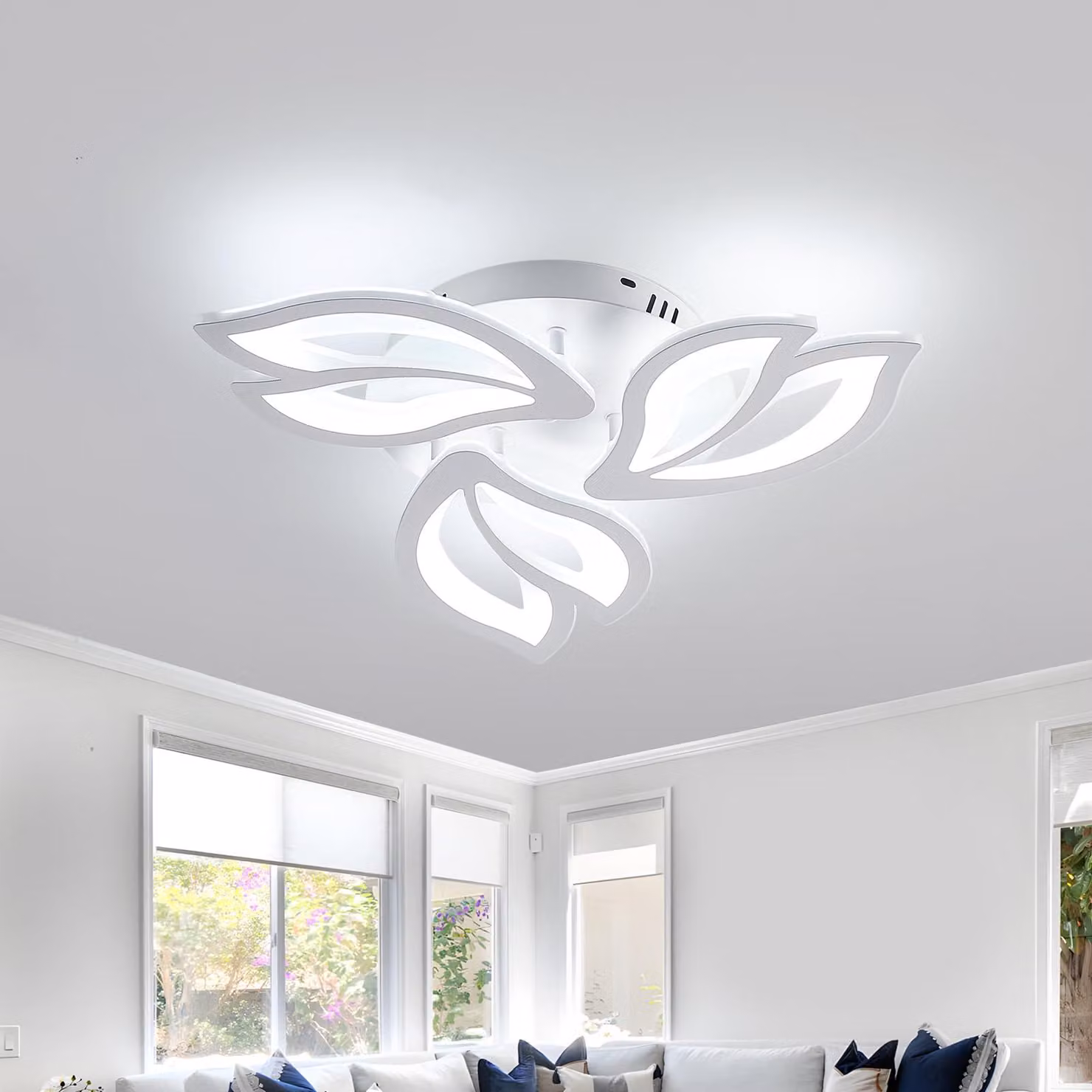 Comely, lampada a LED da parete, 40W, 4500 lumen, 6500K, lampada per soggiorno, design moderno