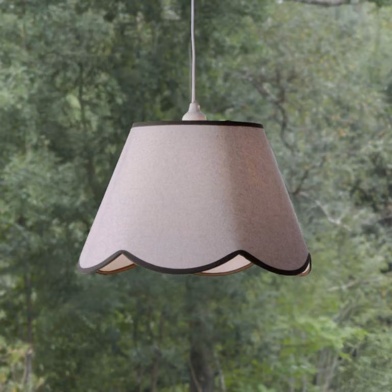 PR Home Lampada a sospensione Nell, dimmerabile, Bianco / Opale, Soggiorno / Sala da pranzo, Tessuto / Stoffa / Seta, Lampada a sospensione
