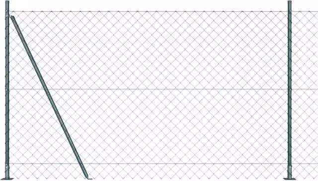 Palo della recinzione | Pannello per recinzione Verde 1,5 x 25 m (maglia 60 x 60 mm)