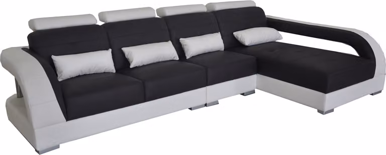 Leder Eck Sofa Couch Polster Couchen Wohnlandschaft Luxus Garnitur Ecke Sofas