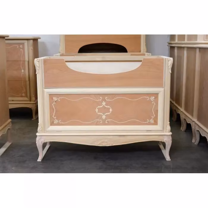 Mobile bagno in legno grezzo stile provenzale Mobili 2G L/P/H: 111 x 61 x 85 cm