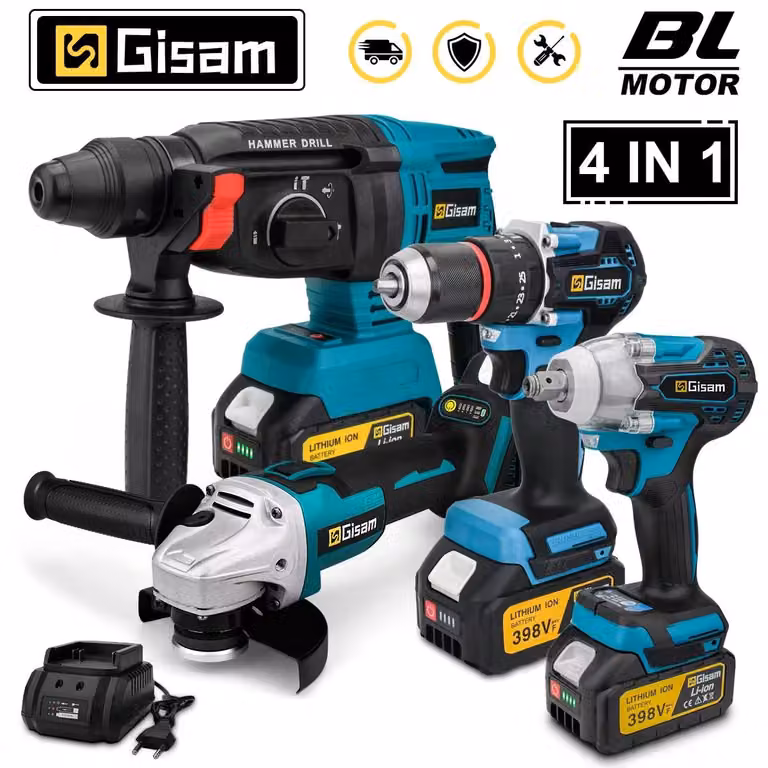 Smerigliatrice angolare brushless - 18V a batteria - Diametro disco da taglio 125 mm - Utensile elettrico - Per lavorazione dei metalli