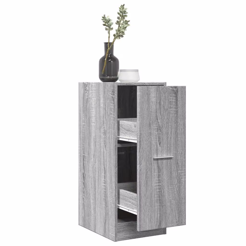 Armadietto da farmacia sospeso vidaXL Grigio Sonoma L: 41 cm, P: 30 cm, H: 77,5 cm