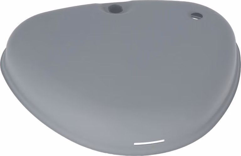 Coperchio laterale sinistro, grigio adescato - per Simson S50, S51, S70