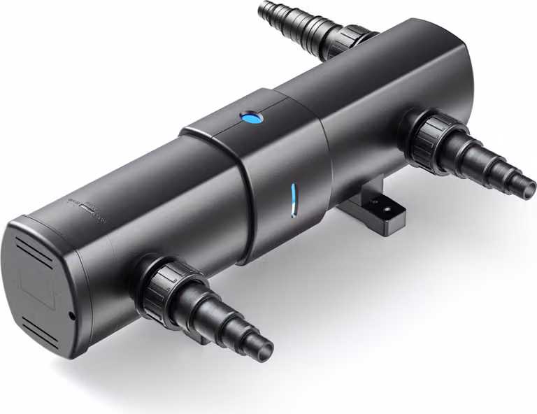 Chiarificatore per laghetti SunSun CUV-224 4500 l/h / 24 W UVC, prechiarificatore per filtro e pompa per laghetti, chiarificatore d'acqua con lampada UV, filtro luminoso per il controllo delle alghe