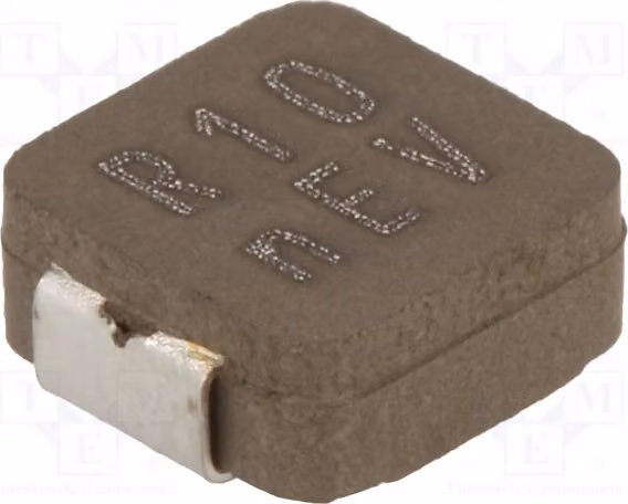 1x Induttore: Ferrite, 1,5 mΩ, corrente di saturazione (Isat): 50 A, corrente di funzionamento (Ibetrieb): 31,1 A (20%), induttanza: 100 nH, componente SMD: MPXV1D0630LR10