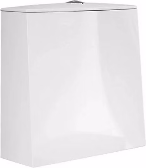 Cassetta completa con attacco basso per vaso monoblocco serie Des RAK CERAMICS bianca in ceramica con tecnologia water saving