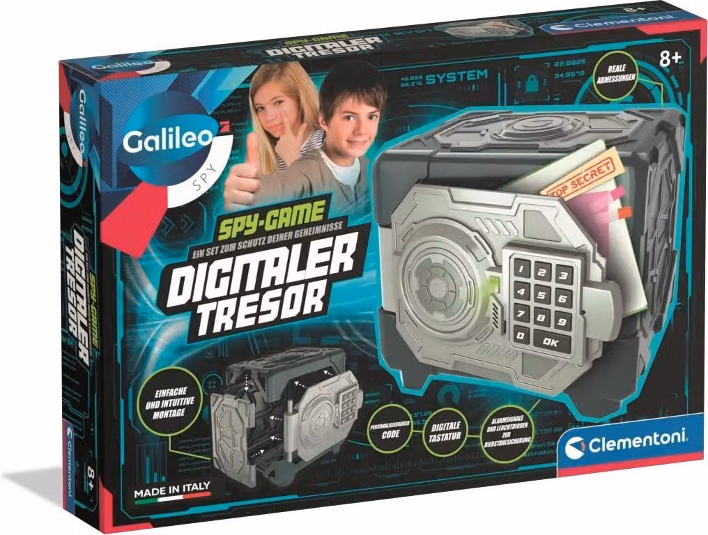 Clementoni Galileo Digitaler Safe MP57