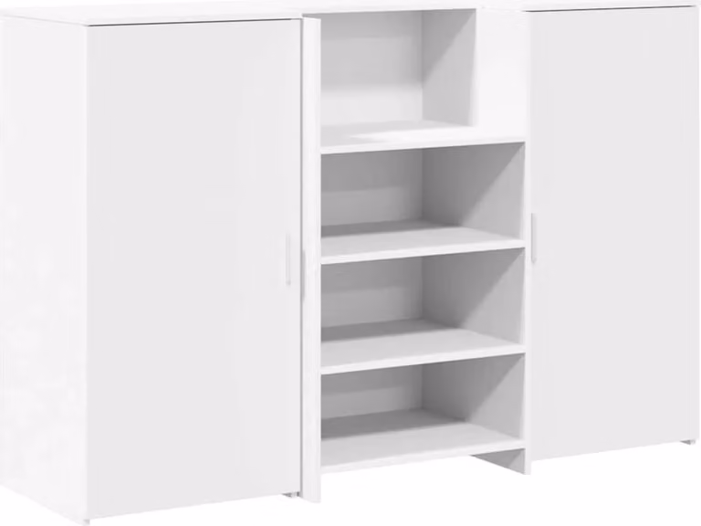 Banco Reception Bianco 155x50x103,5 cm in Legno Multistrato
