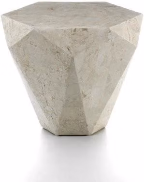 Tavolini moderno pietra beige cm 60 x 60 x h 50