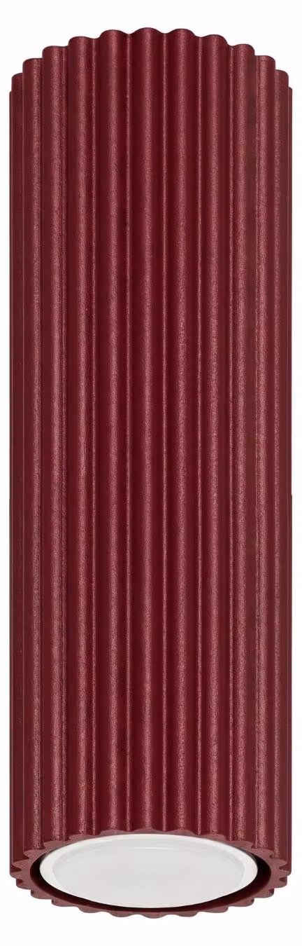 Plafoniera KARBON 20 bordeaux 1xGU10 10W alluminio 20x6.5x6.5cm Sollux Lighting