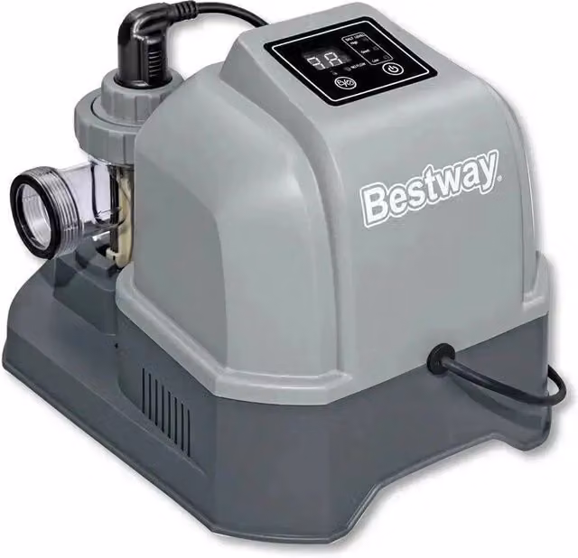 Clorinatore a elettrolisi salina Bestway con dosaggio automatico, Grigio, 1249 LT/H