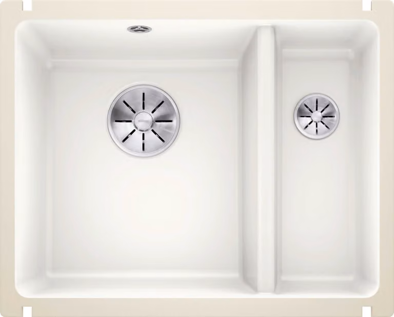 Blanco SUBLINE 350/150-U lavello 567 x 456 mm bianco 523741 1 lavello Con vasca per avanzi Senza scolapiatti Vasca sinistra