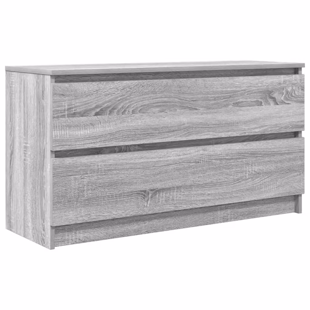 Mobile porta TV moderno HELLOSHOP26 in legno composito grigio con vano contenitore L: 100 cm, P: 35 cm, H: 54 cm – 2