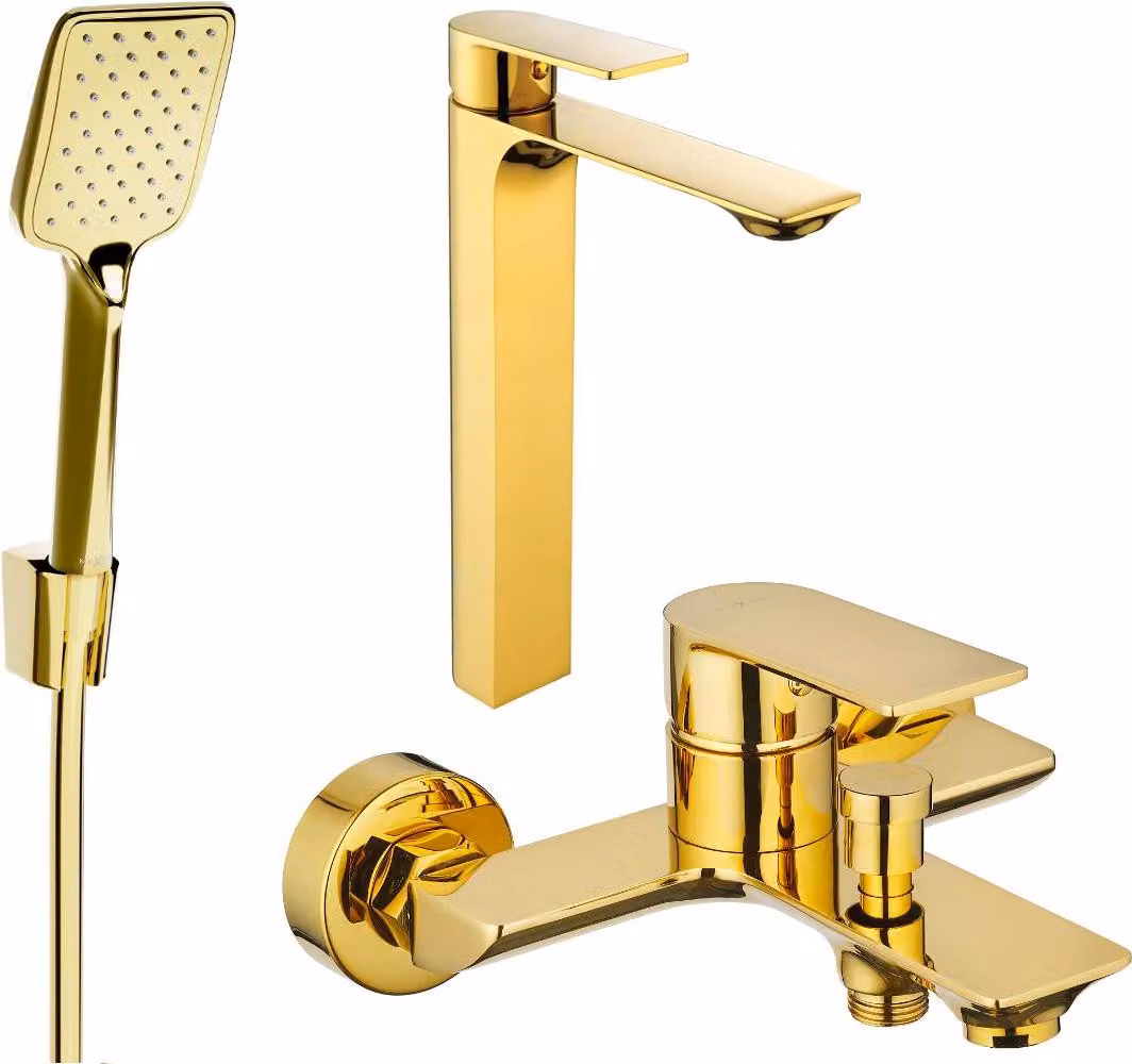 Mexen Alexa R62 set da bagno, dorato - 71213R62-50
