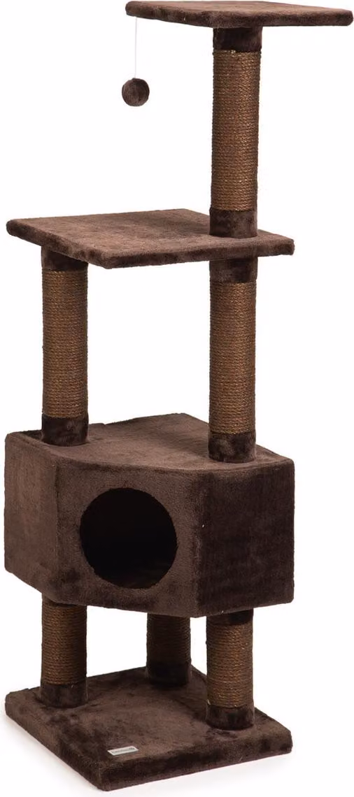 Beeztees Figado - Albero per gatti - marrone - 40x40x135 cm