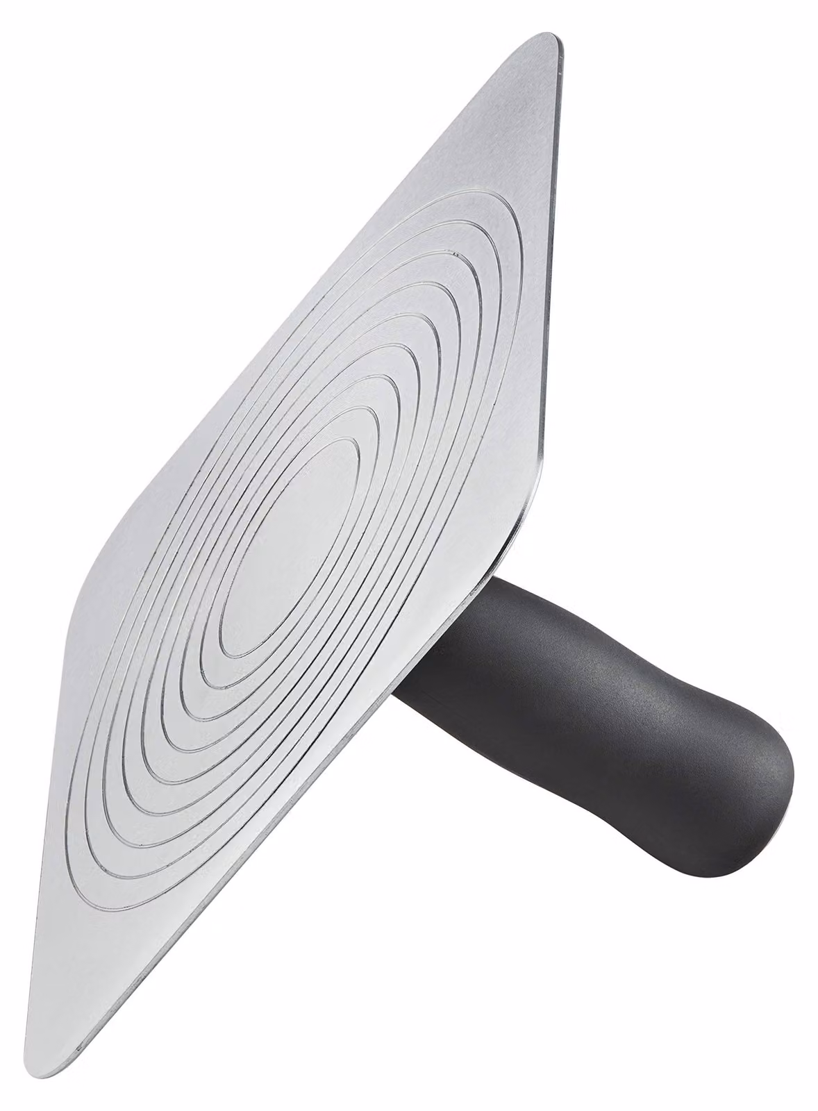 Spazzola lisciante per intonaco in alluminio, modello Mini Hawk, 8"x8", pieghevole