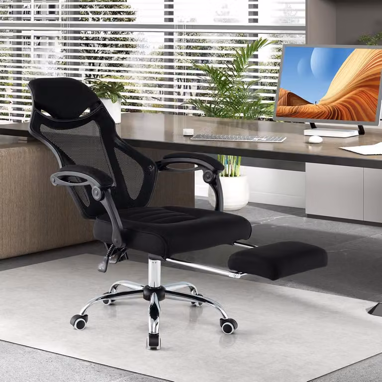 Sedia ergonomica da ufficio - Sedia da ufficio, sedia per il lavoro, sedia per computer - Schienale regolabile