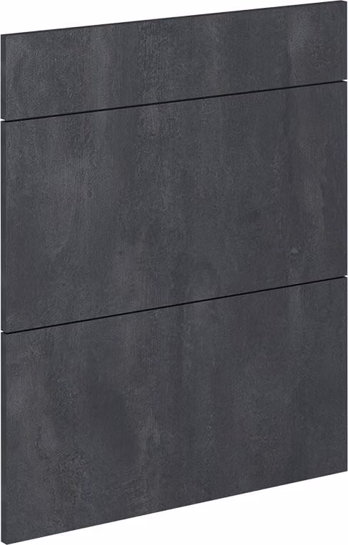 Frontale cucina Vicco R-Line Calce nera 59.6 x 70.4 cm frontale del mobile per mobile base con cassetti, Model 42834