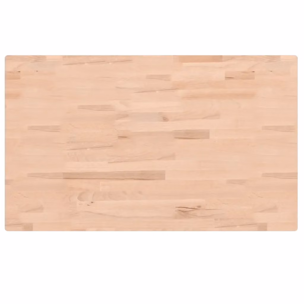 Piano Bagno in Legno Massello di Faggio beige vidaXL L: 60 cm, P: 60 cm, H: 4 cm – 2