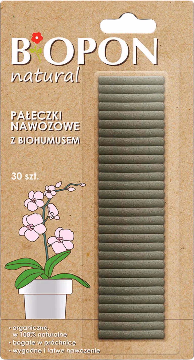 BIOPON Biohumus, fertilizzante in stick 30 pz.