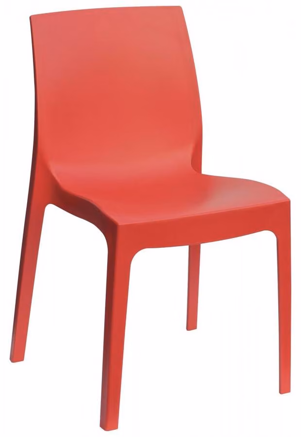 Sedia polimerica rome – Rosso – Grand Soleil