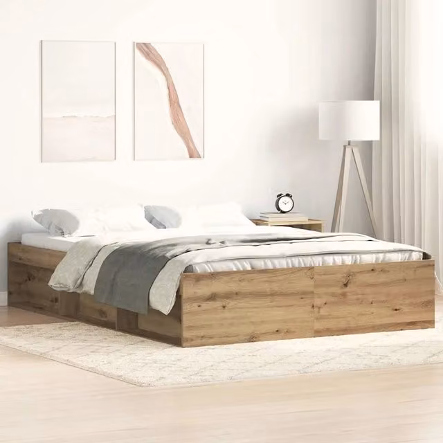 Giroletto senza Materasso Rovere Artigianale 140x190cm 3328884