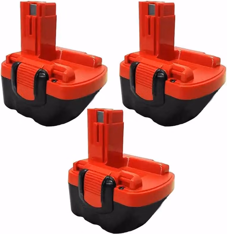 Batteria di ricambio per utensili Bosch, capacità 3500mAh, compatibile con diversi modelli, confezione da 3 pezzi 3500mAh