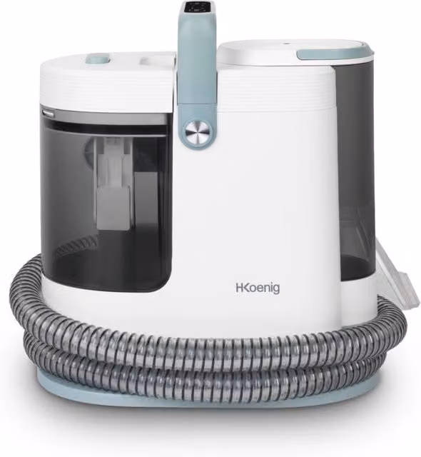 Pulitore per tessuti a vapore e acqua calda HKoenig TWT99 bianco
