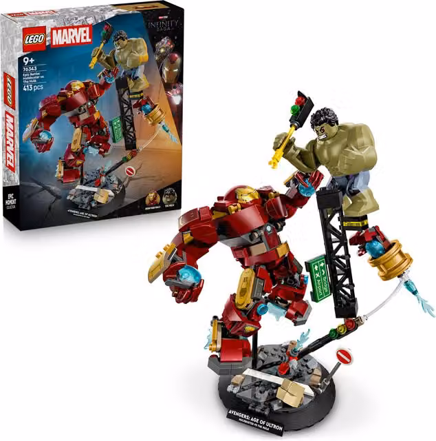 LEGO Marvel Hulkbuster vs The Hulk 76343 Set da 413 pezzi Multicolore – 2