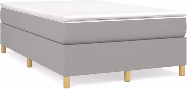 Letto Ibrido con Materasso vidaXL Grigio e Bianco L/P/H: 120 x 200 cm