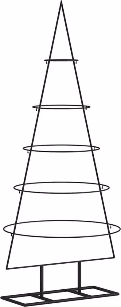 | Albero di Natale in metallo | 125 cm Acciaio Verniciato a Polvere