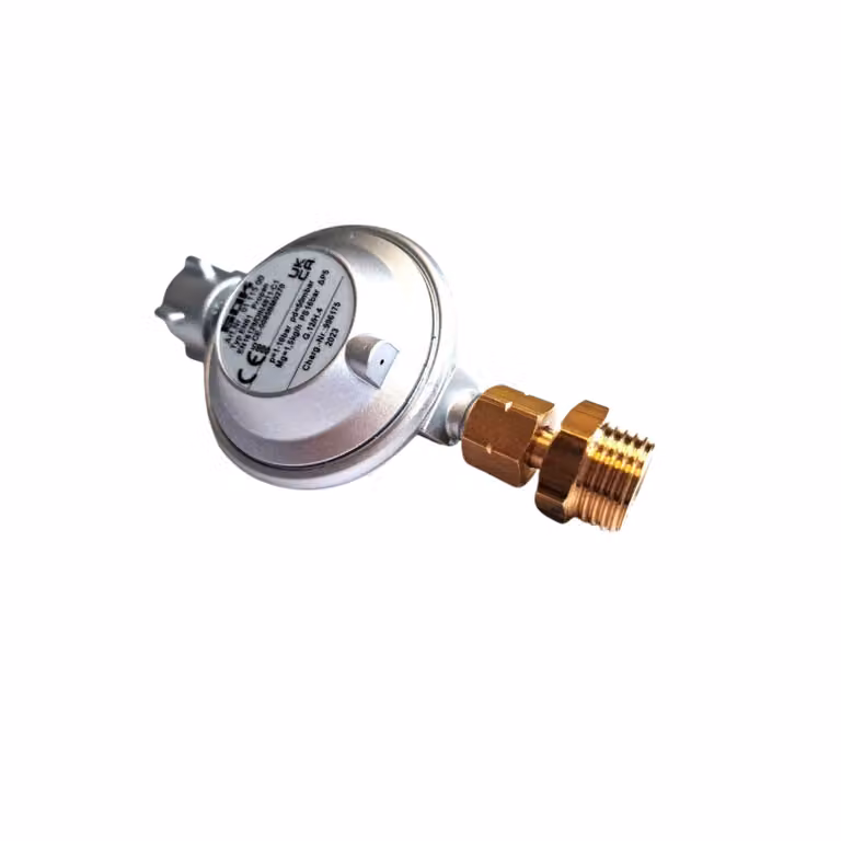 Regolatore di gas Zatech con set adattatore 37 mbar 21,8 mm filettatura x 1/2" filettatura destra Attacco fornello a gas Gastronomia Fornello per grandi cucine