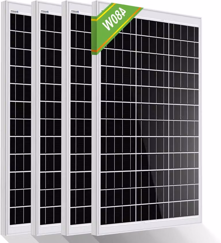 Pannello solare - Pannello fotovoltaico - Modulo solare - Celle solari - Energia solare - 4 x 120W, 480W