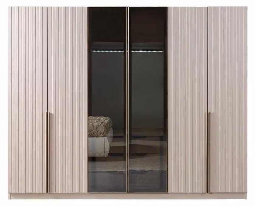 Armadio, stile moderno, colore bianco, pratico, ideale per la camera da letto, confortevole