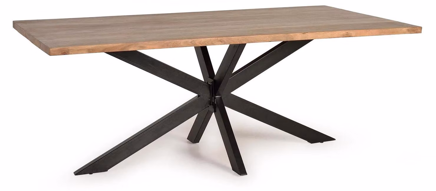 Tavolo da pranzo Victoria in legno di acacia, 76 cm x 200 cm x 100 cm Giner y Colomer