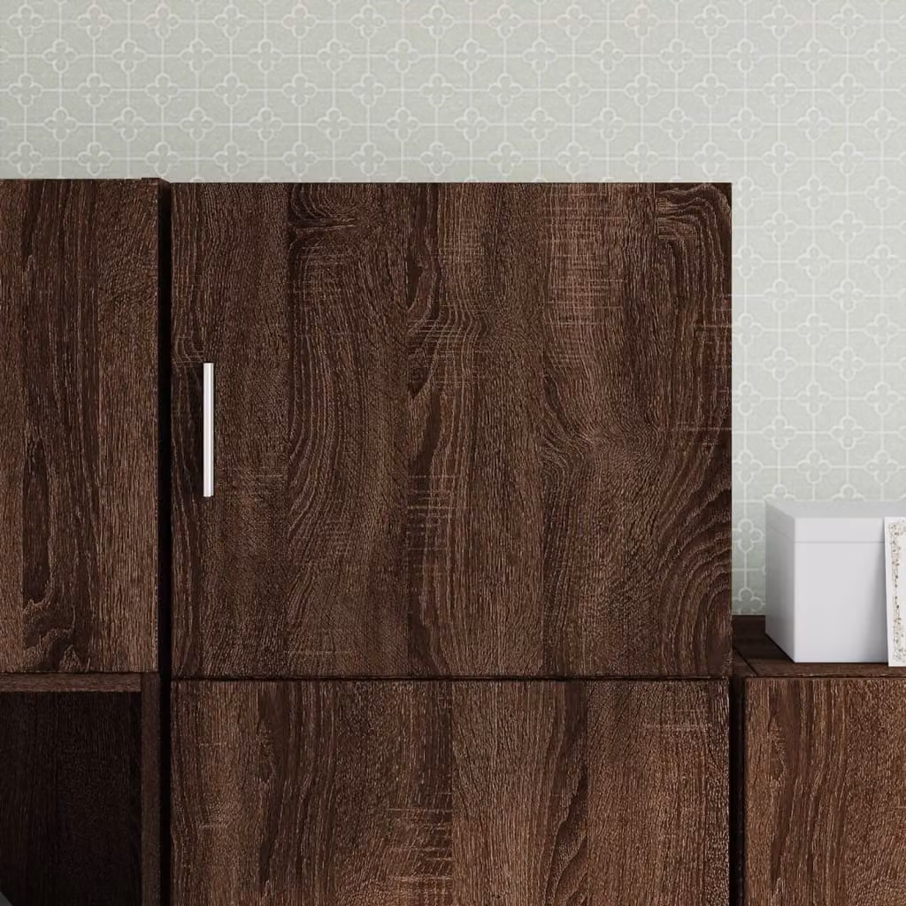 Pensile vidaXL in Rovere Marrone con Ante a Battente in Legno e MDF, L 45 cm x P 42,5 cm x H 40 cm