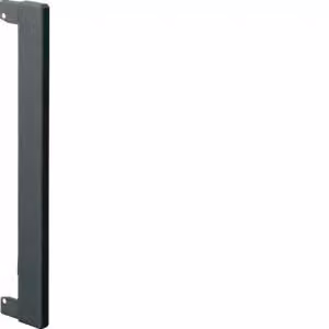 Elemento terminale per pannello da parete in lamiera d'acciaio, larghezza 170 mm, nero grafite