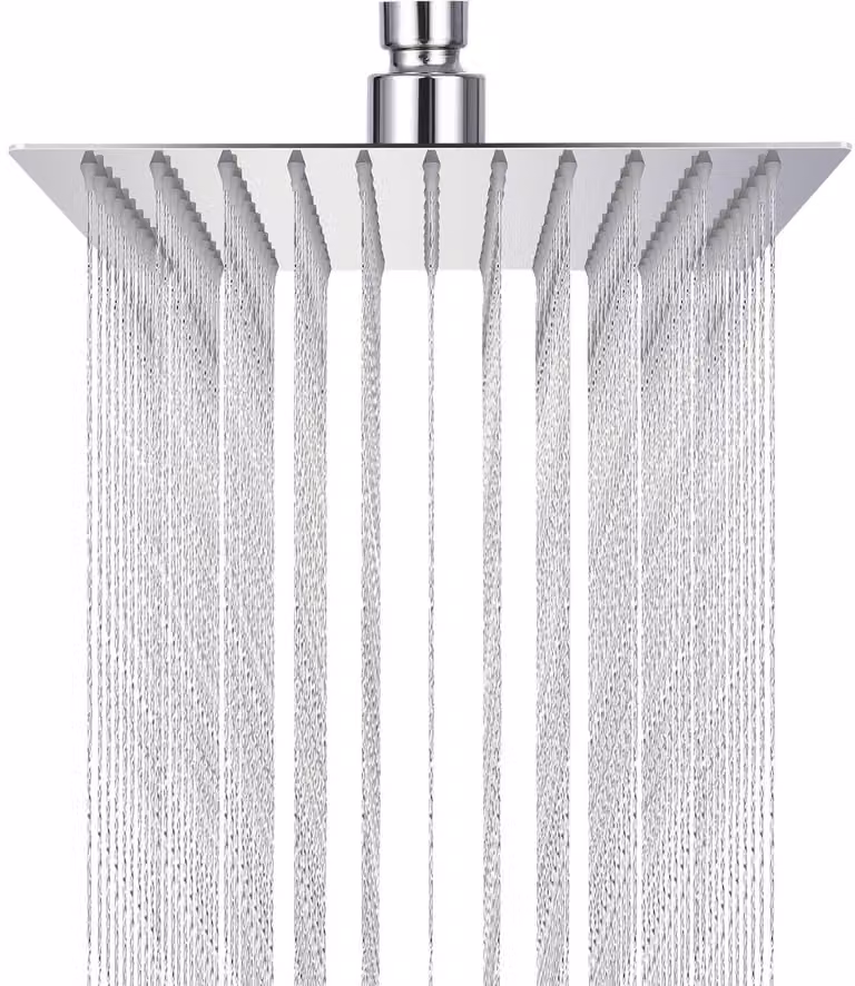 Solidchoice - Doccia a soffione da 25 cm in acciaio inossidabile 304 per un'esperienza di doccia confortevole