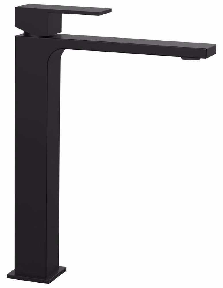 Miscelatore per lavabo CUBEMIX, alto, nero opaco