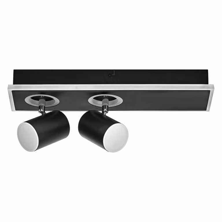 OSRAM DECOR SPOT MARS, 29W, 985lm, nero, faretto, teste orientabili, versatile, faretto per interni, colore della luce bianco caldo, ottica di alta qualità, facile installazione