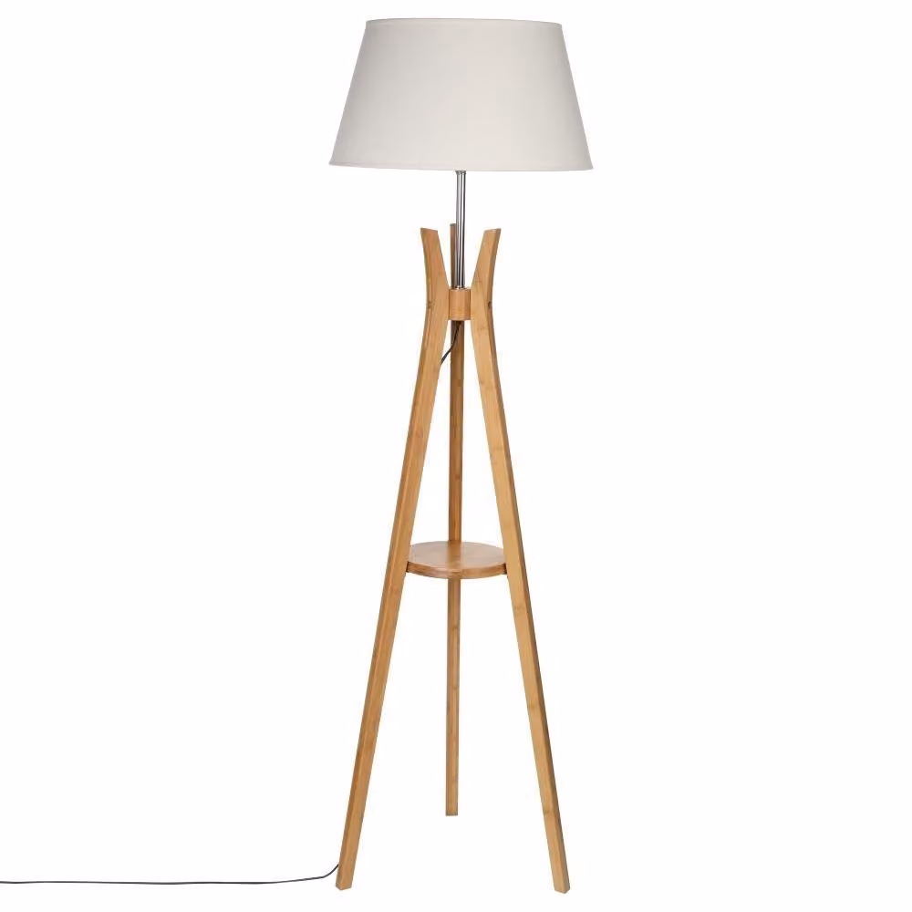 Lampada da terra bianca KALO, 156 cm