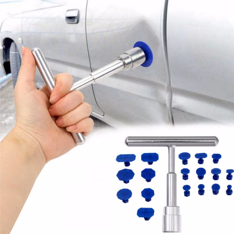 Kit di riparazione per ammaccature, sistema di rimozione delle ammaccature senza vernice, set completo, per veicoli