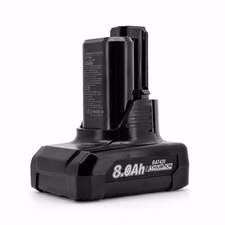 Batteria agli ioni di litio da 8Ah e 12V, compatibile con gli utensili Bosch Professional da 12V – Batteria di ricambio per il sistema GBA 12V / BAT420 – 8,0Ah