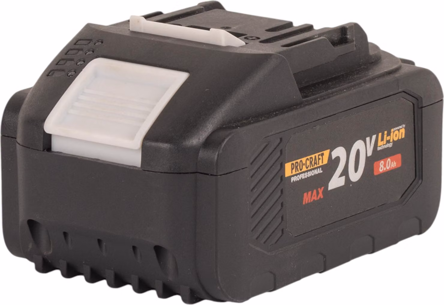 Procraft 20/8 batteria 20 V 8,0 Ah / 8000 mAh agli ioni di litio con indicatore di carica
