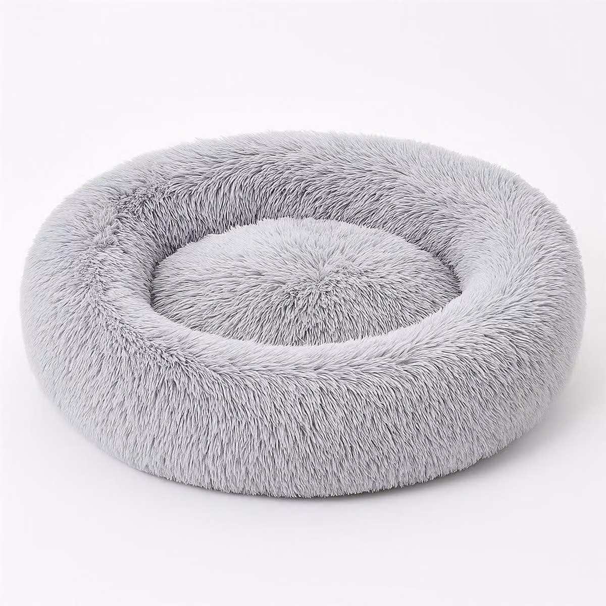 Cuccia per cani da 80 cm, forma a ciambella, in peluche, lavabile, adatta a cani di taglia media