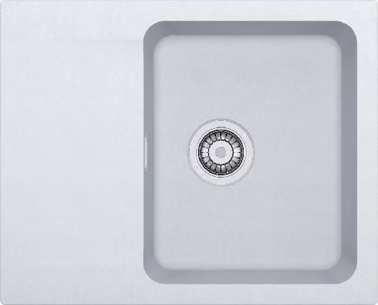 Franke Orion - Lavello in tectonite OID 611-62, 620x500 mm, bianco 114.0288.566