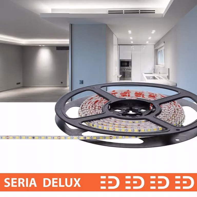 Striscia LED Prescot, bianco freddo, 24V, 160 LED al metro, 10 metri