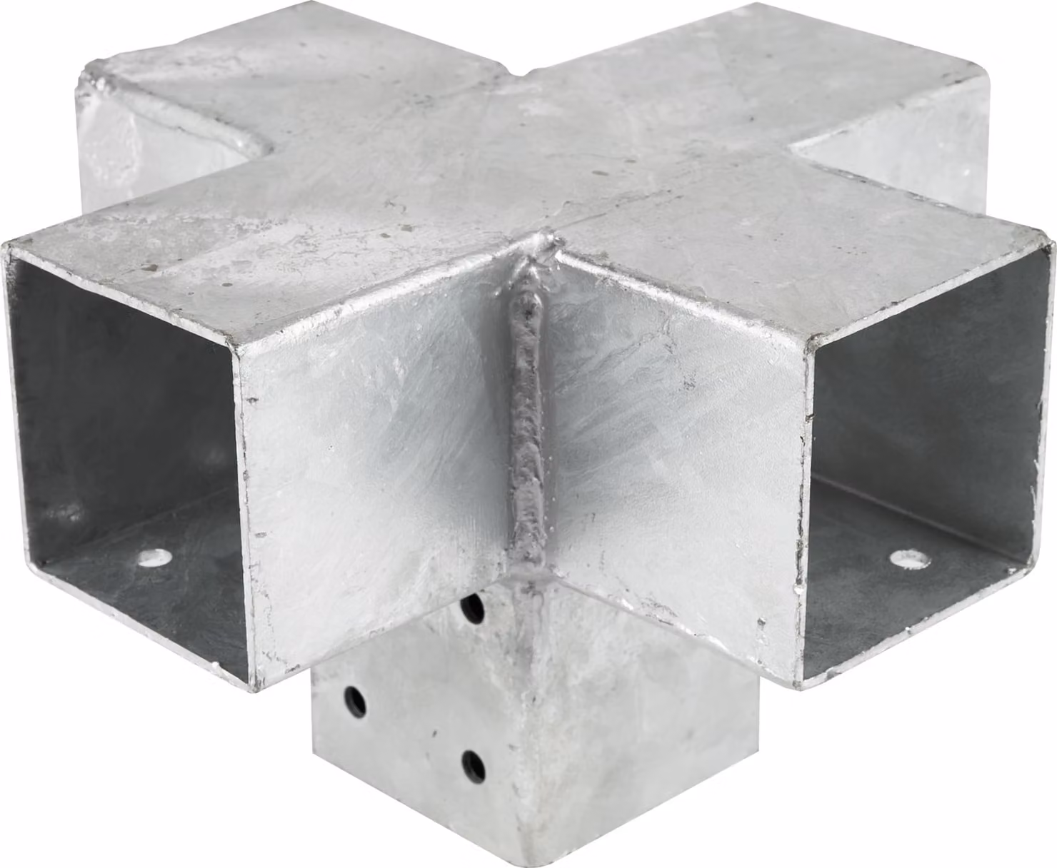 Giunto angolare per pergola per pali da 7 x 7 cm modello a croce - per pezzo