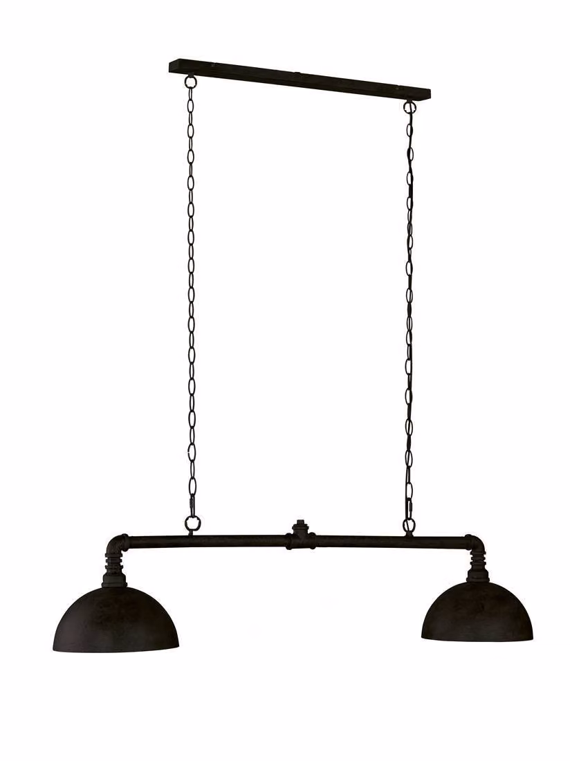 FISCHER & HONSEL Lampada a sospensione LEITUNG LB 87x25 cm nera